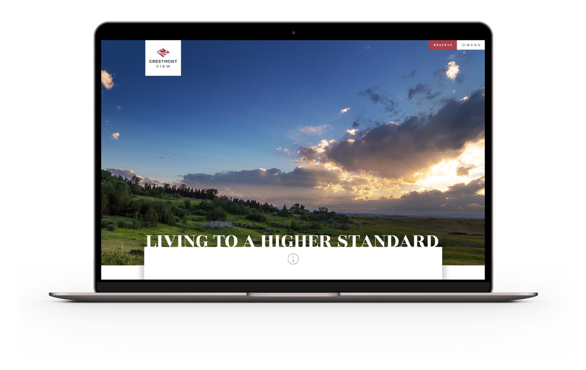 Crestmont View website mockup