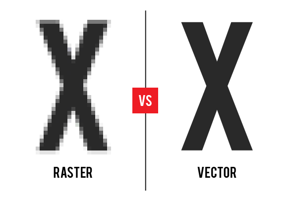 vector vs raster logo